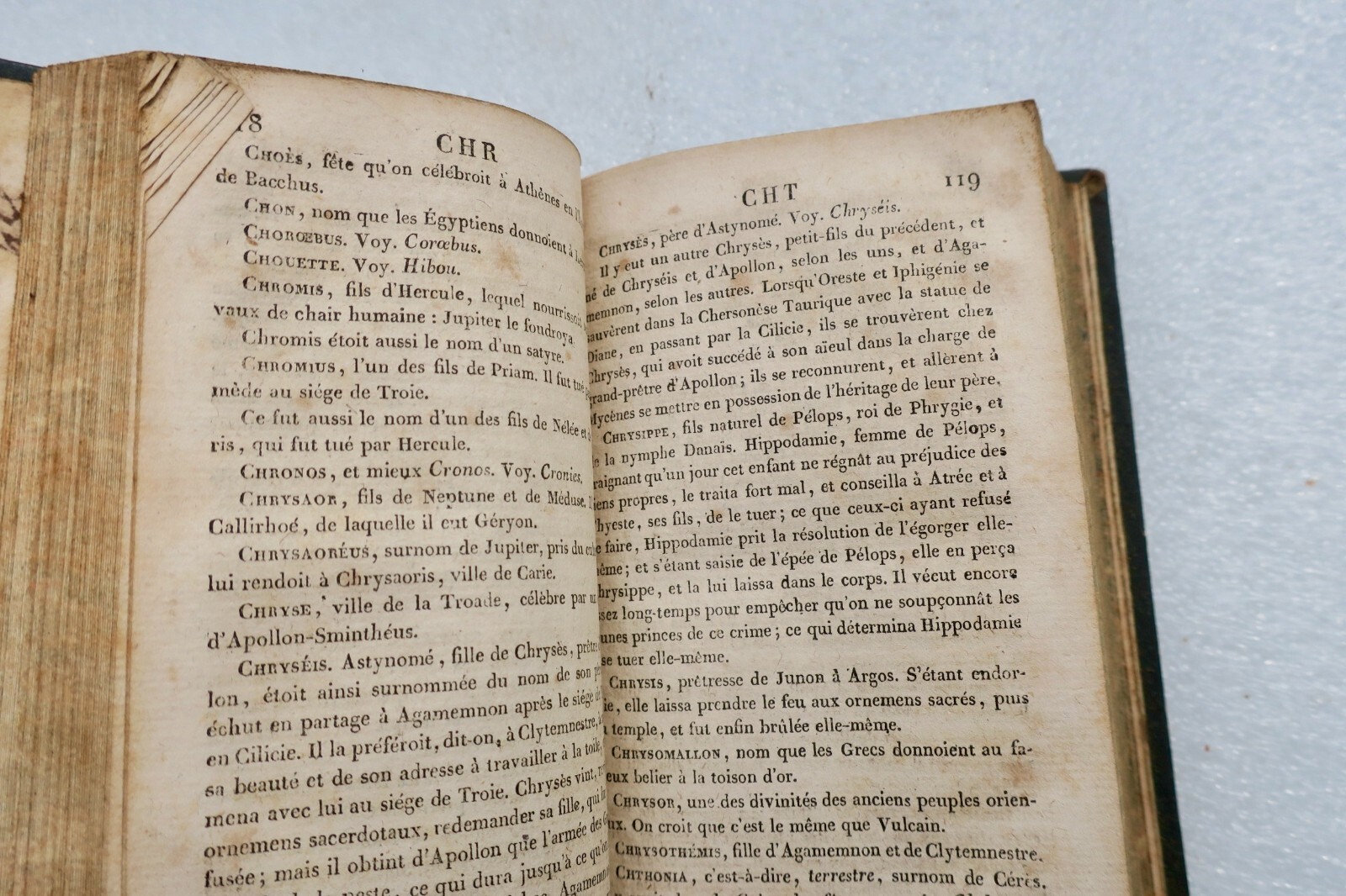 DICTIONNAIRE ABRÉGÉ DE LA FABLE 1819 – Image 3