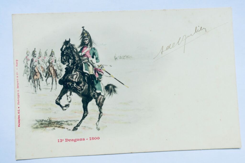 DRAGON 13 e dragons 1800 Malespine del. Bergeret Nancy