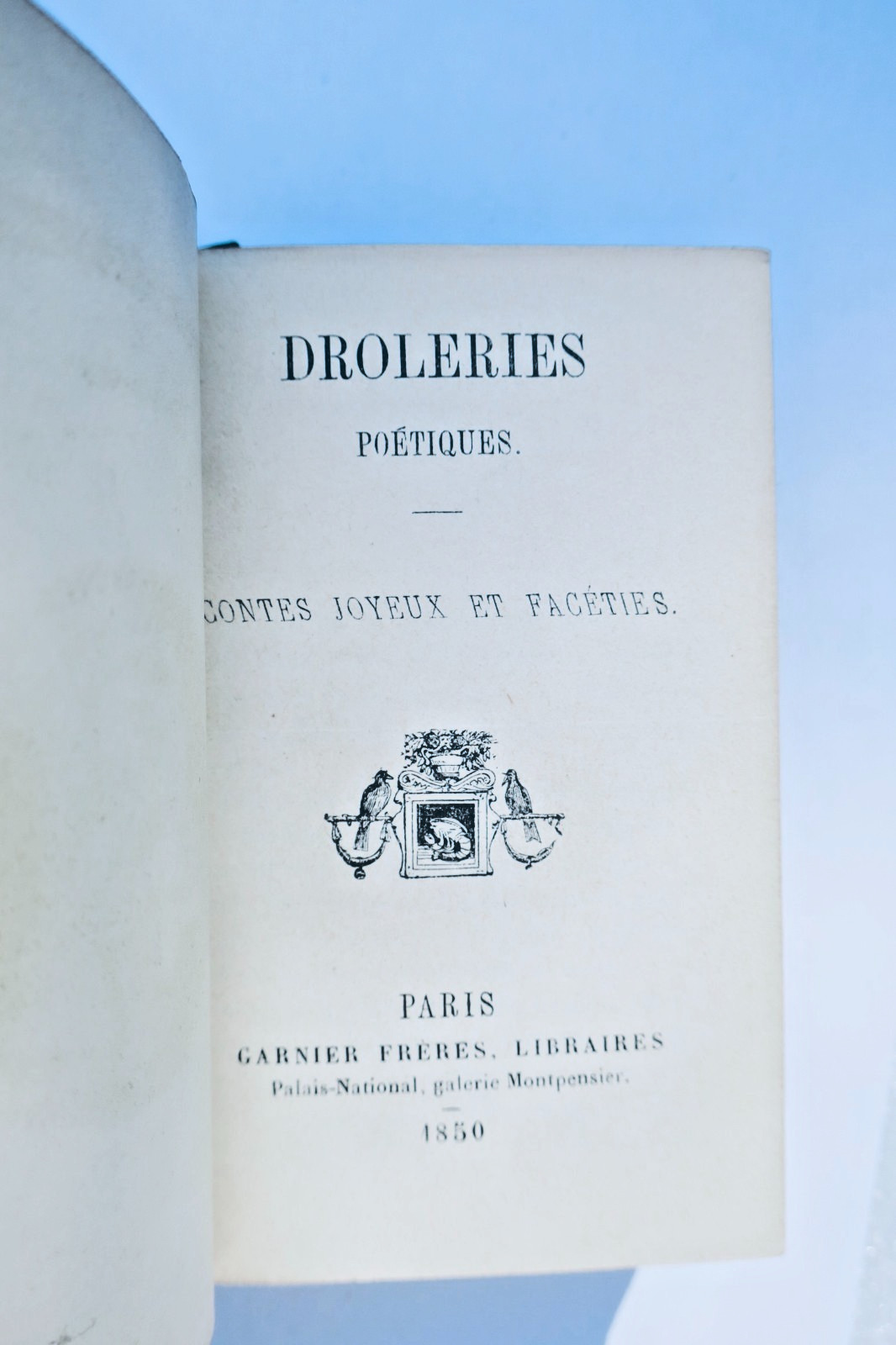 Poetische Drolerien – Heitere Erzählungen und Scherze 1850