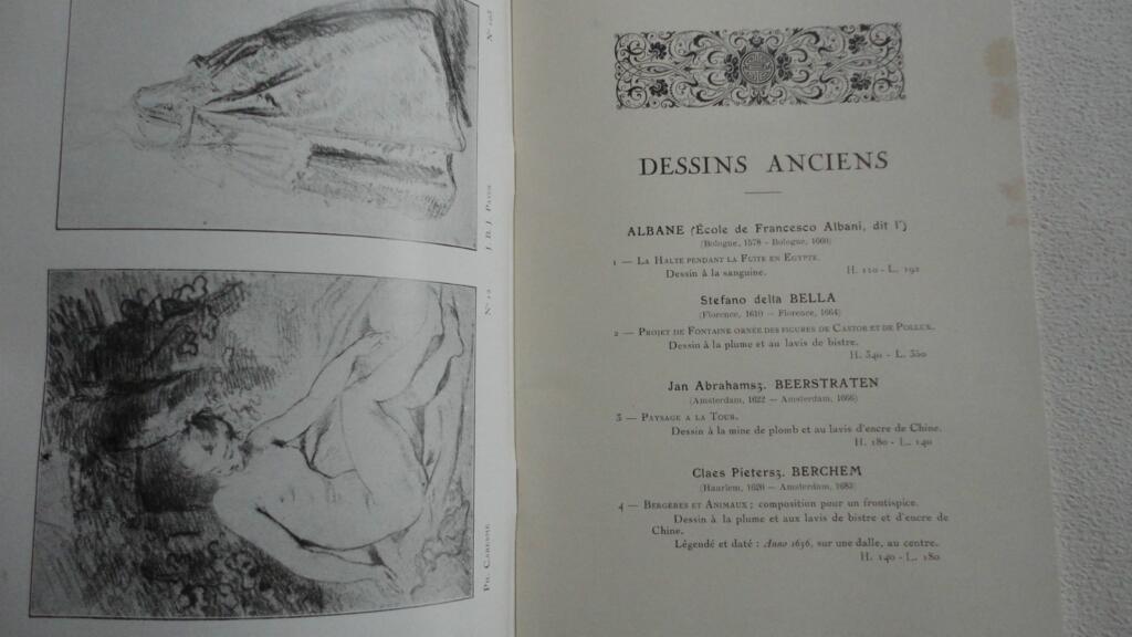 DUBREUIL F. ALTE ZEICHNUNGEN SAMMLUNG VON MADAME X... 1928. Drouot