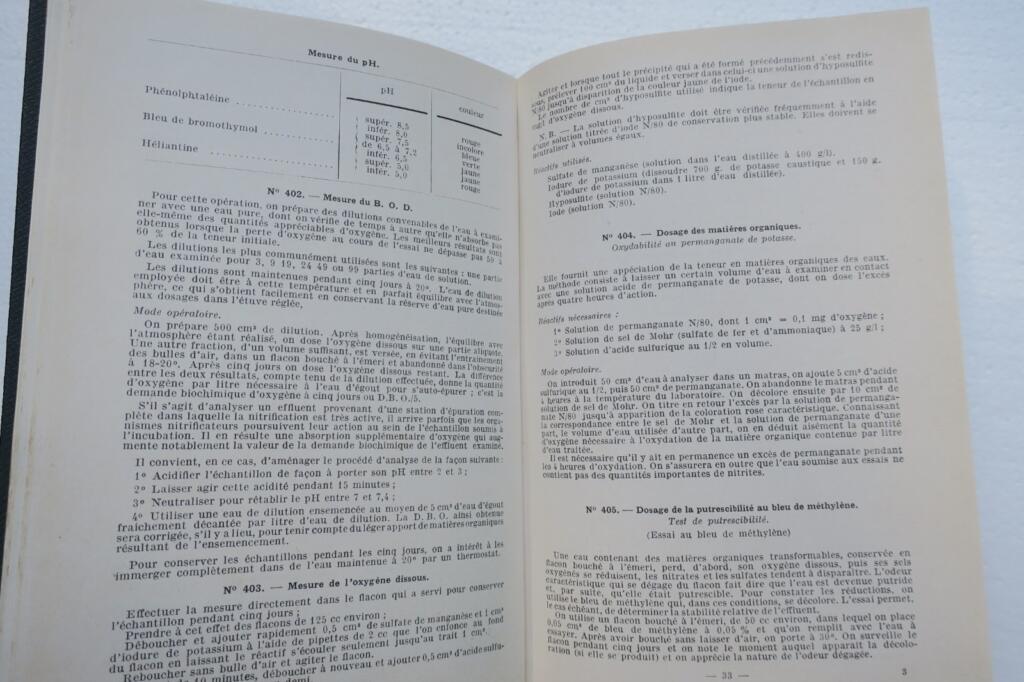 eau Memento technique de l&rsquo;eau 1951