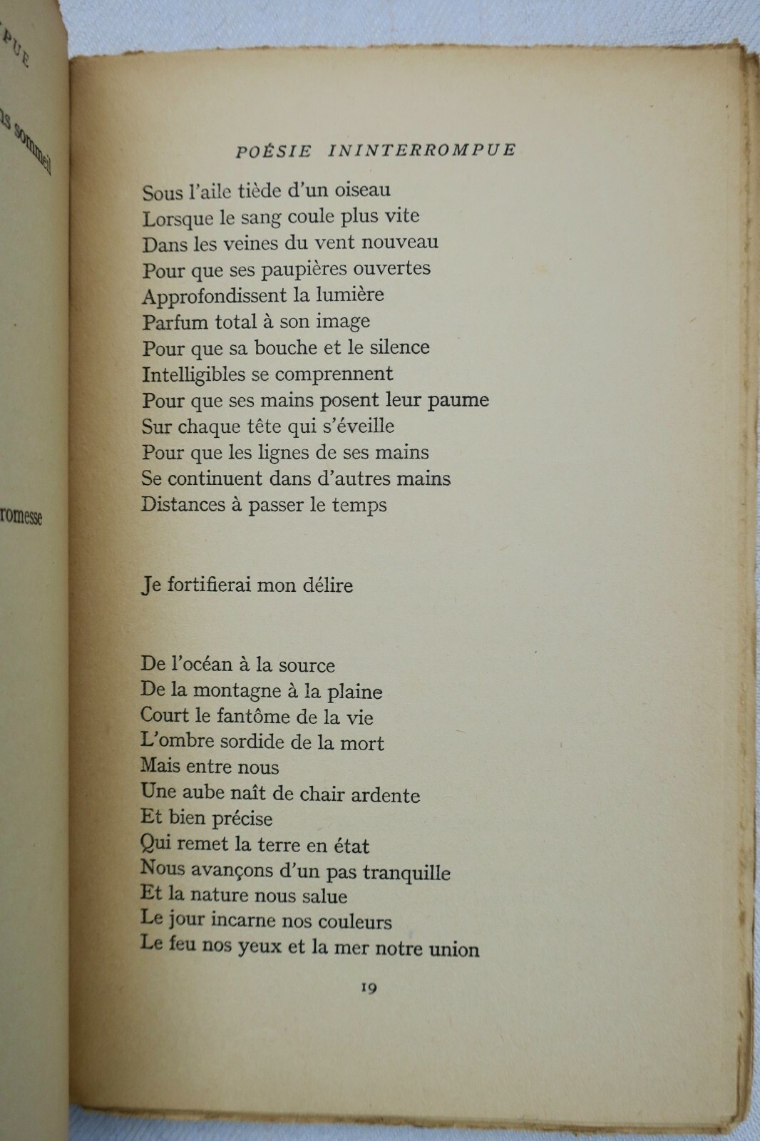 Eluard, Poésie ininterrompue, NRF, Gallimard, 1946, NRF blanche