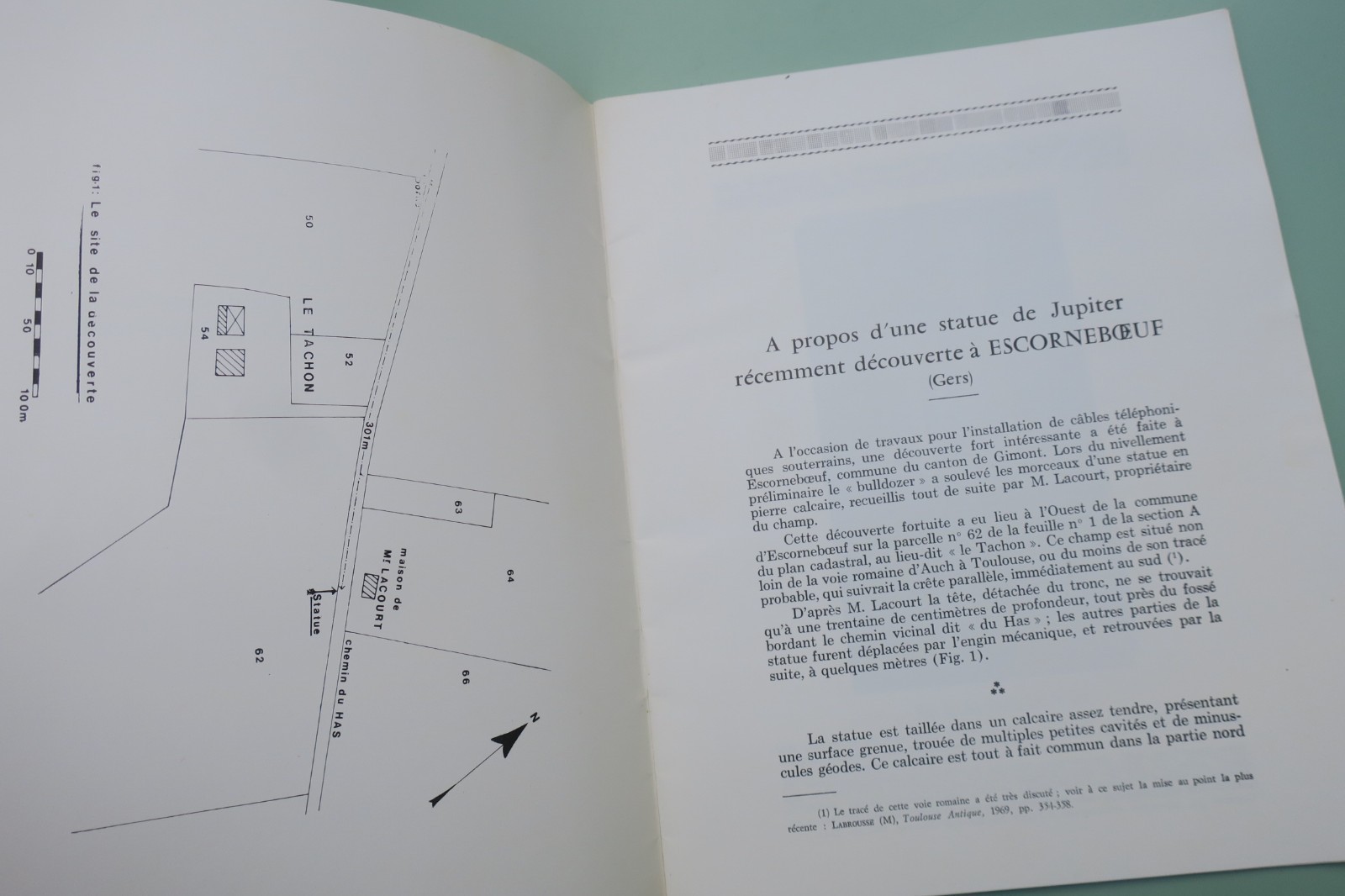 Escorneboeuf A propos d'une statue de Jupiter récemment découverte GERS – Image 4