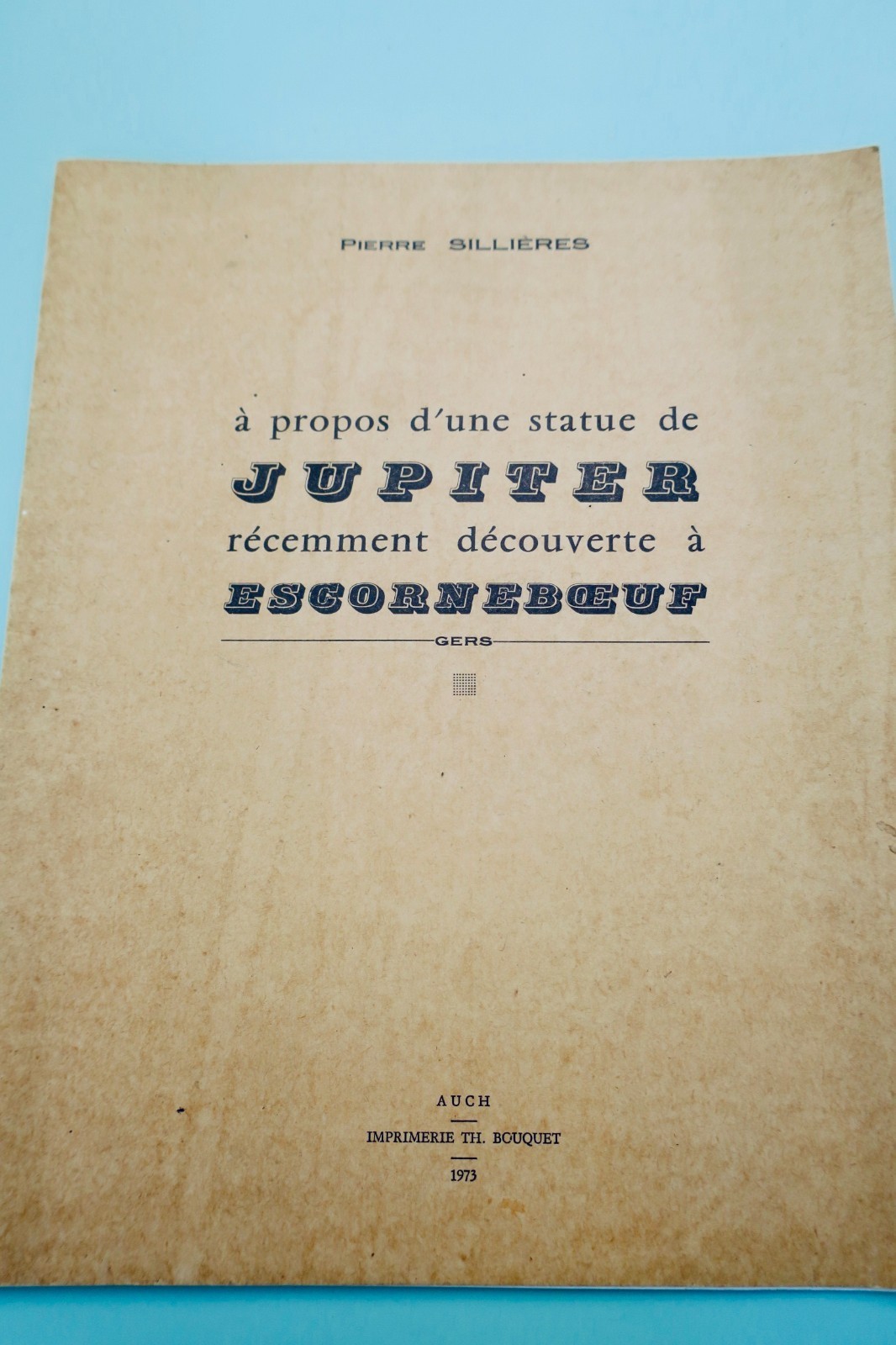 Escorneboeuf A propos d'une statue de Jupiter récemment découverte GERS – Image 3