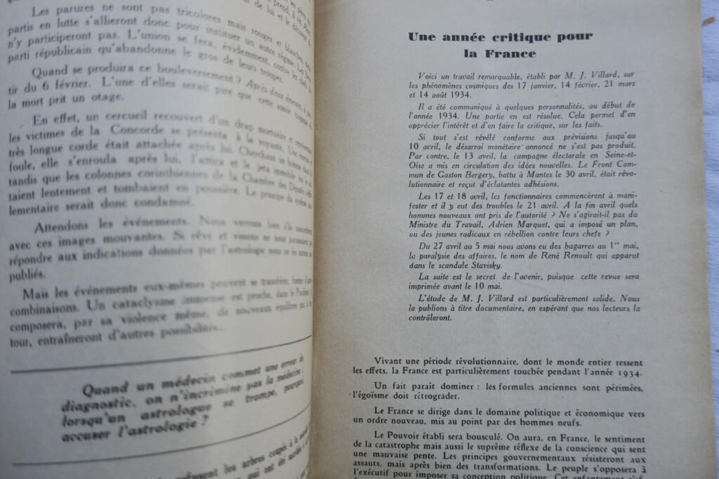 Esotericism Le grand Nostradamus May 1934 monthly no. 1