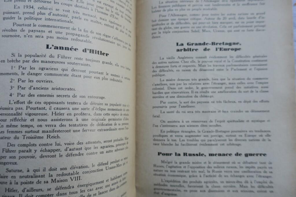 Esotericism Le grand Nostradamus May 1934 monthly no. 1
