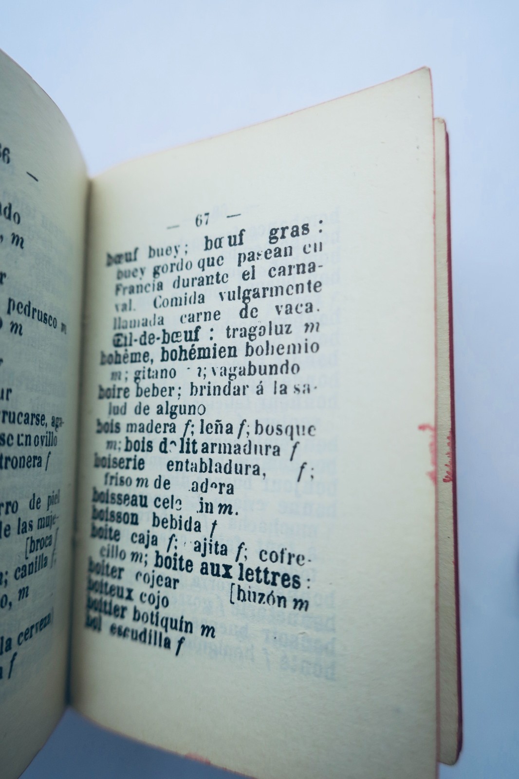 Spanisch-Französisch & Französisch-Spanisch Wörterbücher Poucet 40 x 58 mm