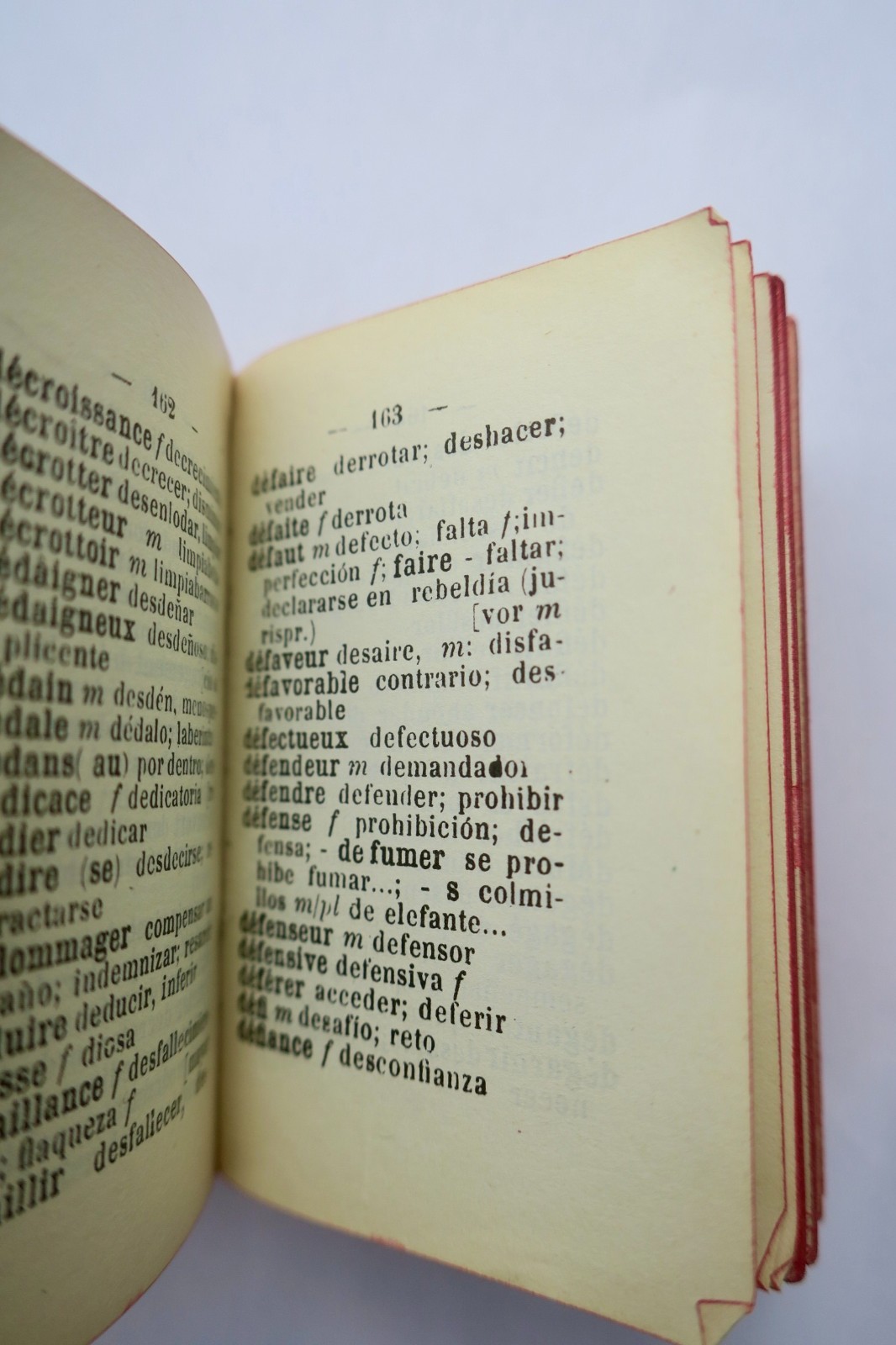 Spanisch-Französisch & Französisch-Spanisch Wörterbücher Poucet 40 x 58 mm