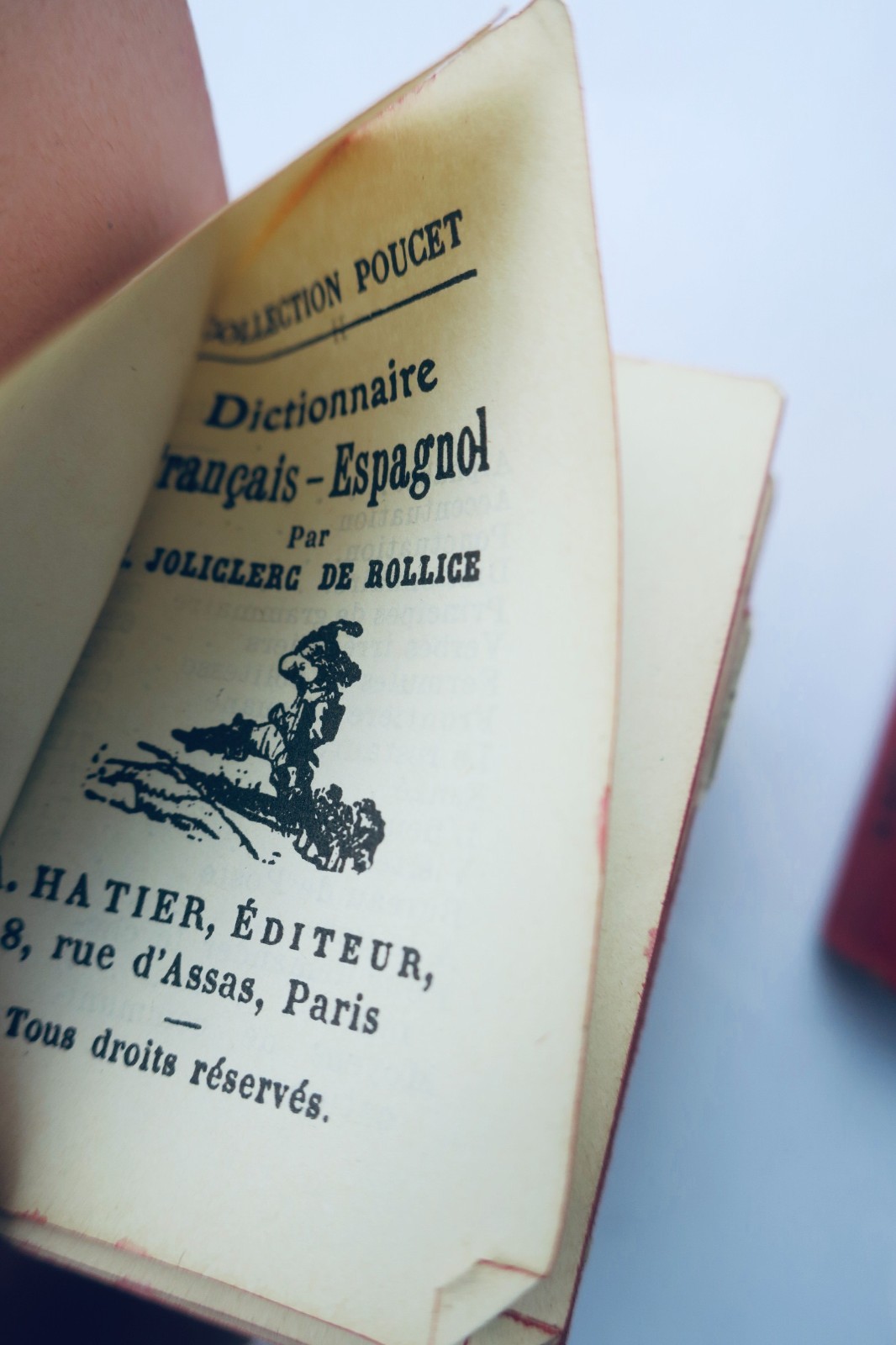 Spanisch-Französisch & Französisch-Spanisch Wörterbücher Poucet 40 x 58 mm