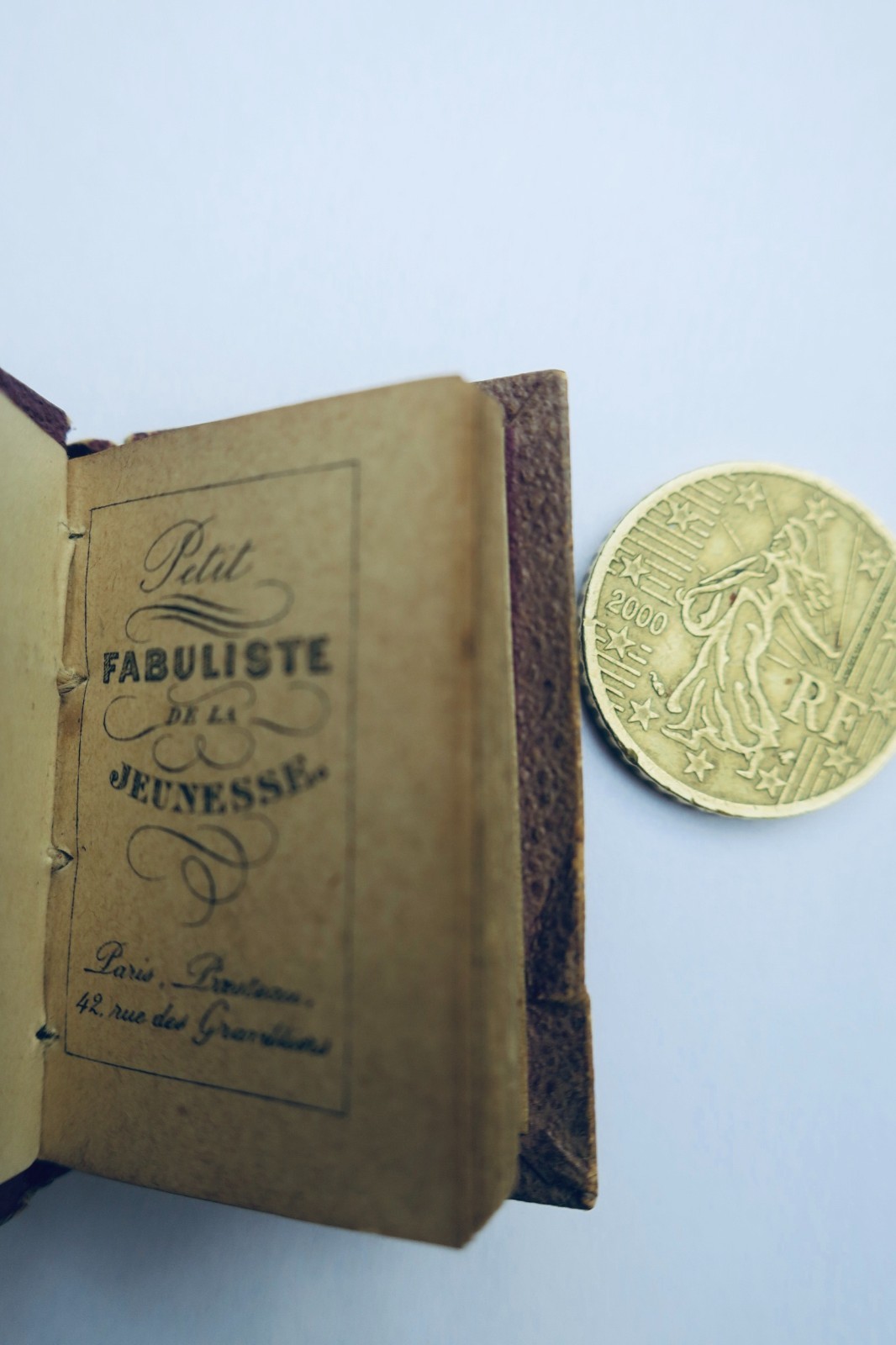 Fable, Petit Fabuliste de la Jeunesse, 30 x 45 mm