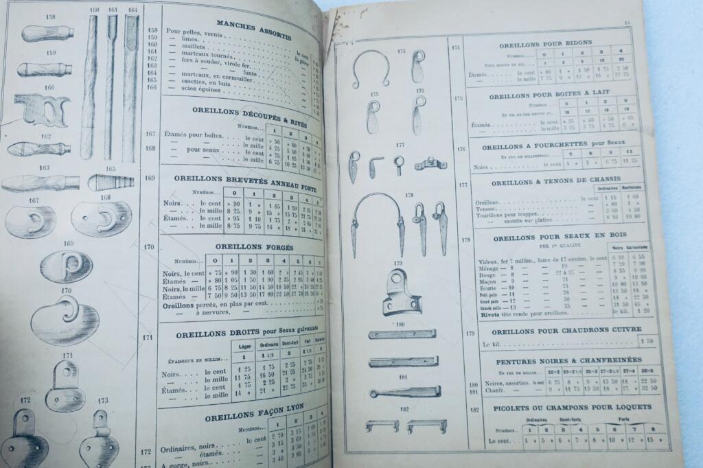 fabrique et magasin de ferronnerie G. Laulard 1893 quincailliers, ferblantiers..