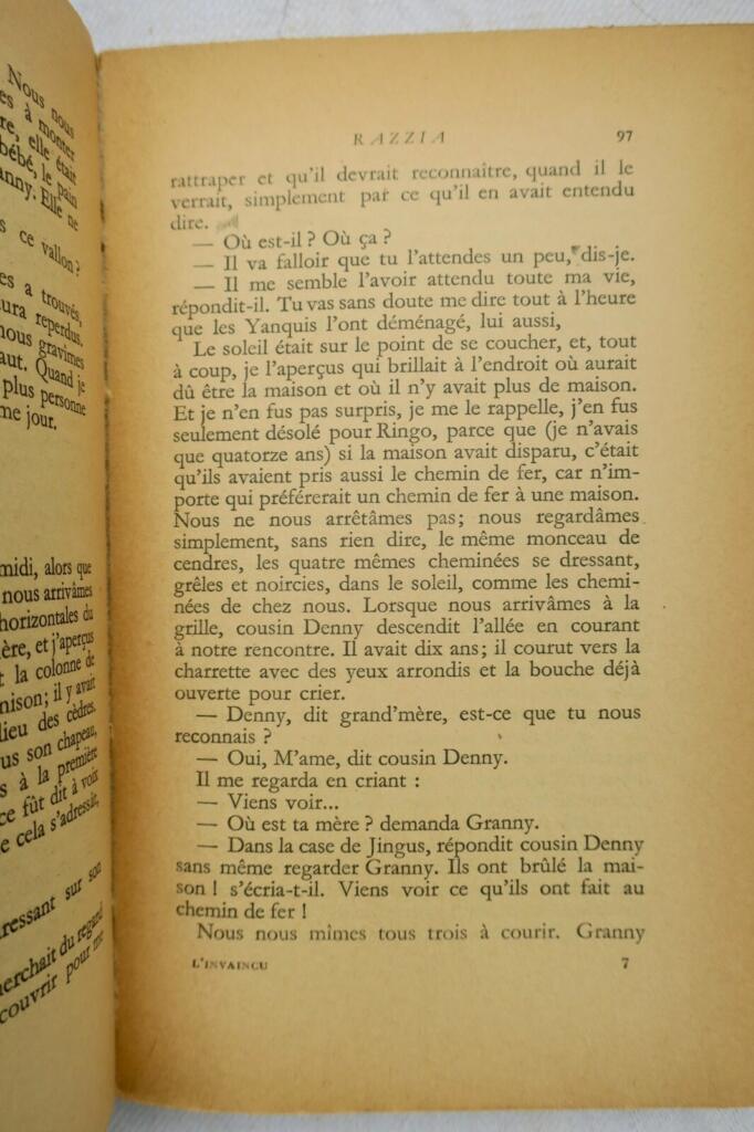 Faulkner L’invaincu /EO NRF blanche