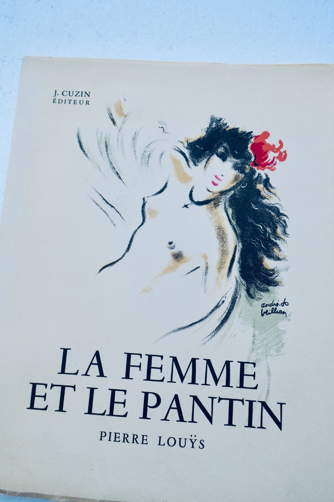 femme et le pantin ill- André-Jo Veilhan - La Librairie Antique