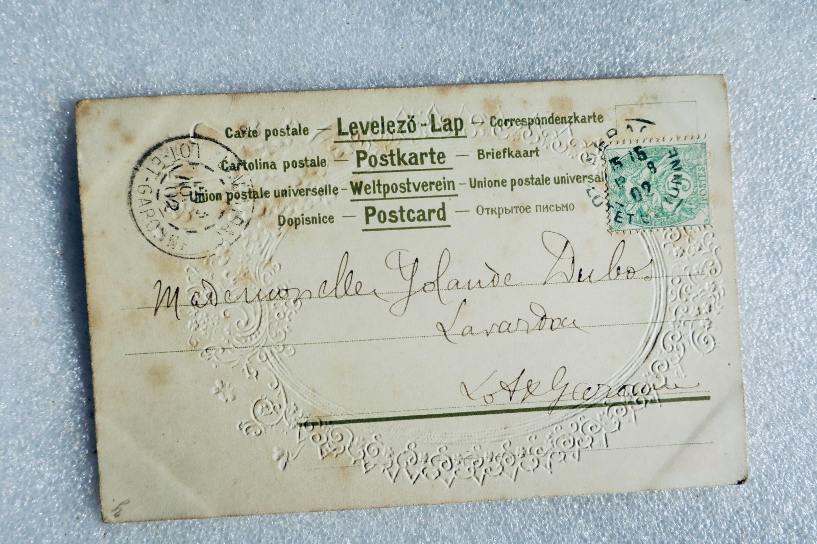 Junge Frau mit Strauß, Belle Époque