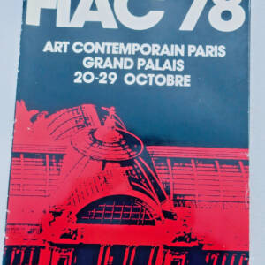 Fiac 78. Zeitgenössische Kunst Paris Grand Palais 20.–29. Oktober. Paris, 1978