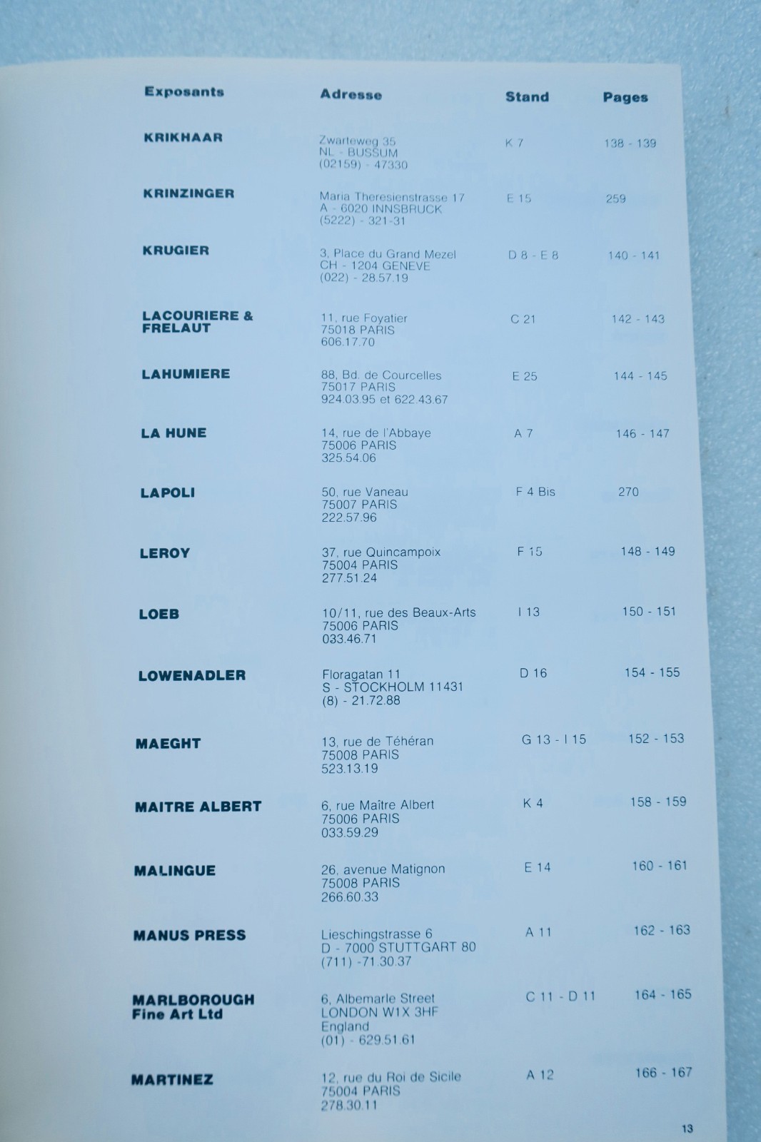 Fiac 78. Art contemporain Paris Grand Palais 20-29 octobre. Paris, 1978 – Image 4