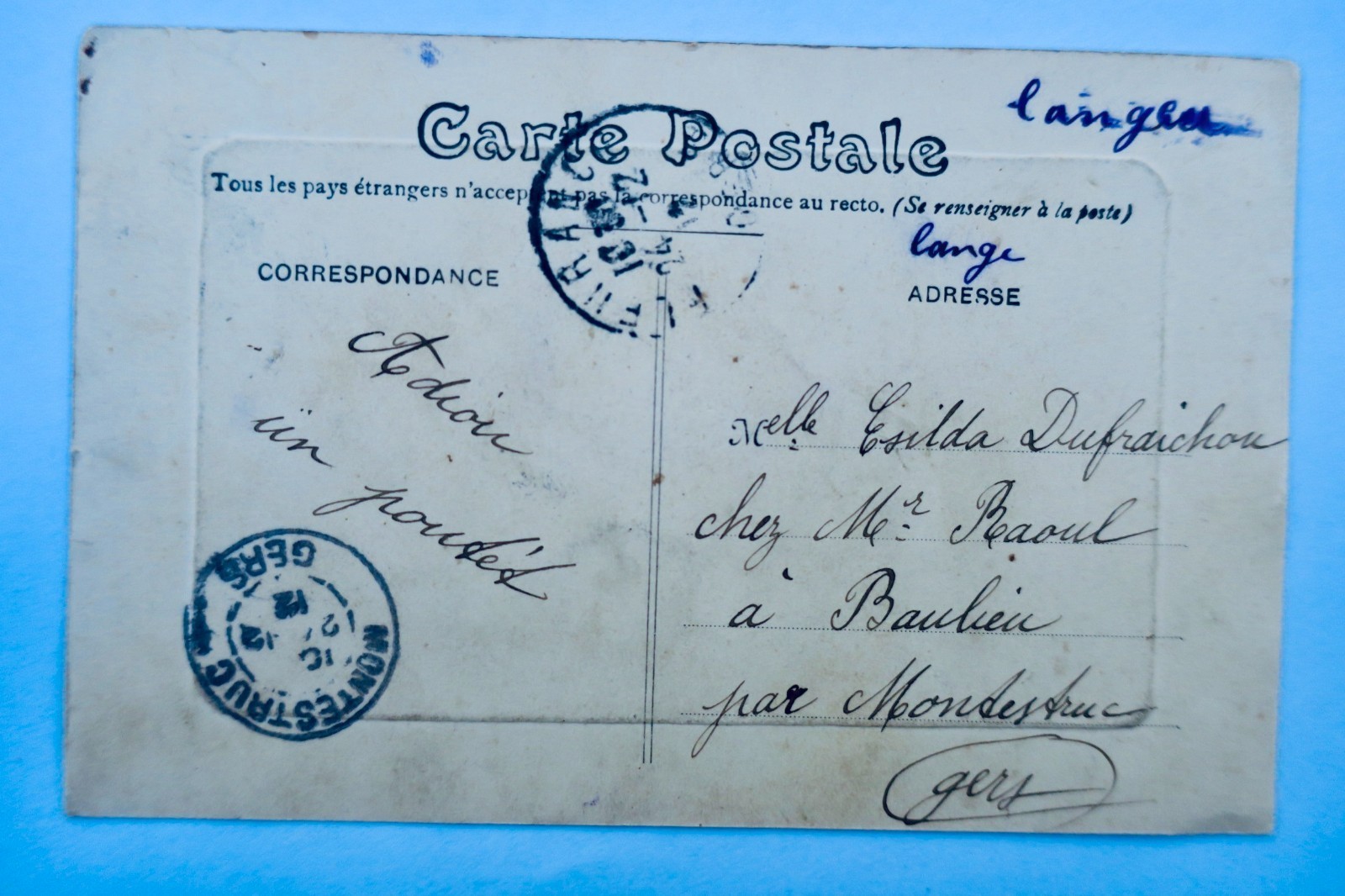 Fleurance 32, rue Gambetta 1912