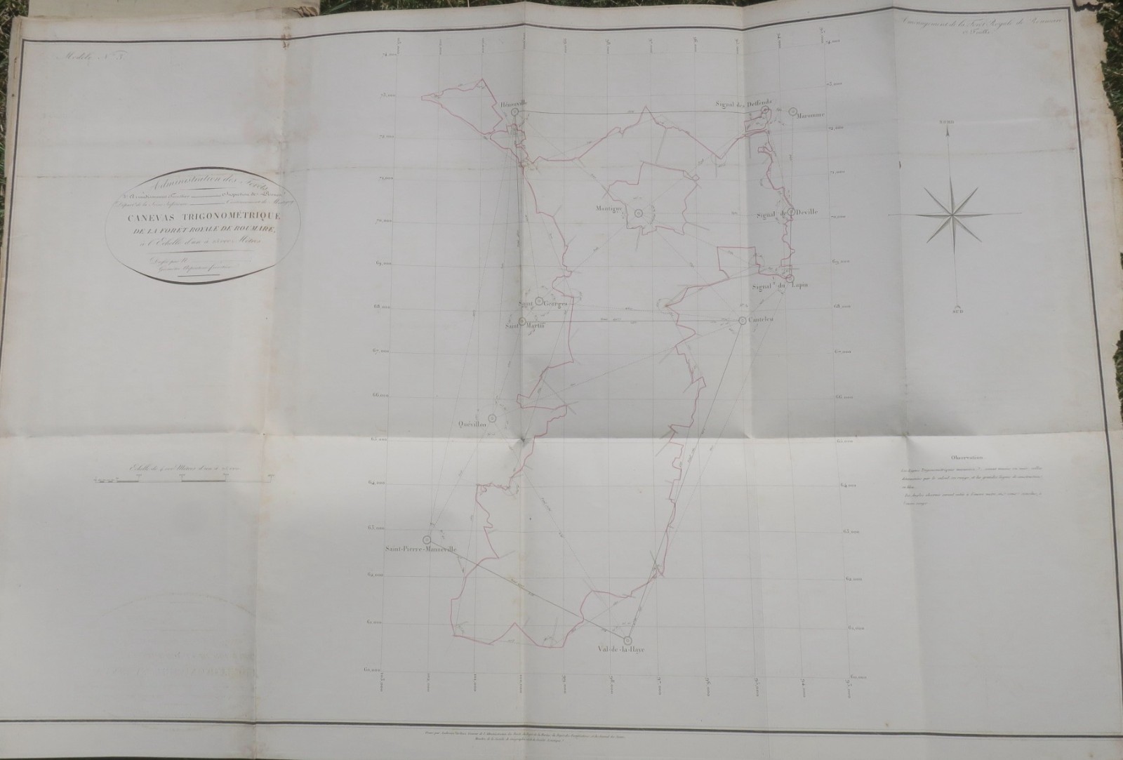 forêt instruction.. aménagemens administration des forêts 1824 Rouen Roumare 76 – Image 7