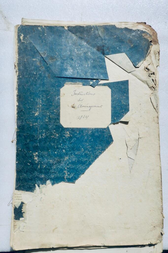 Waldinstruktion.. Anlagen Verwaltung der Wälder 1824 Rouen Roumare 76
