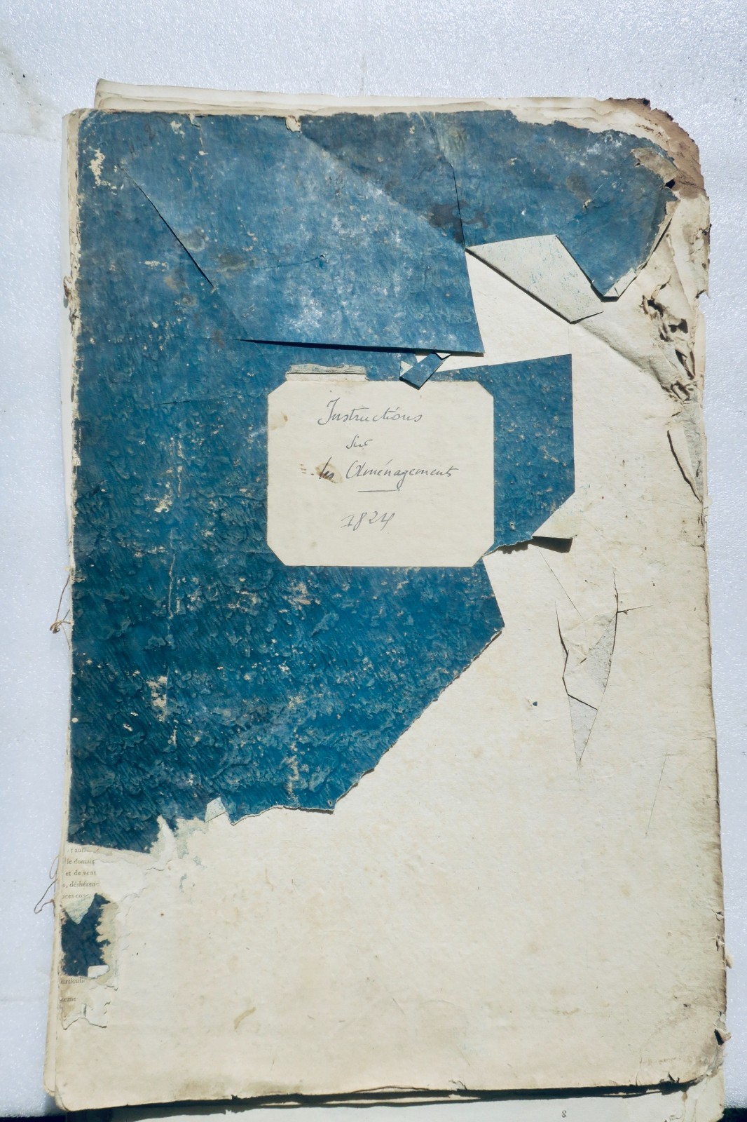 Forest instruction manual on forest management and administration, 1824, Rouen, Roumare, 76