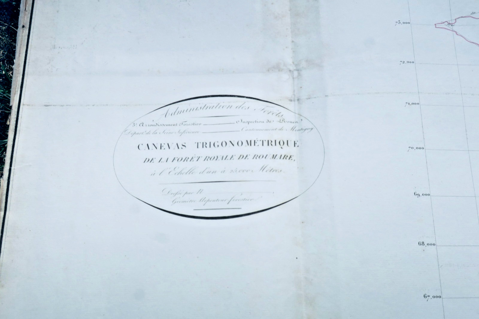 forêt instruction.. aménagemens administration des forêts 1824 Rouen Roumare 76 – Image 9