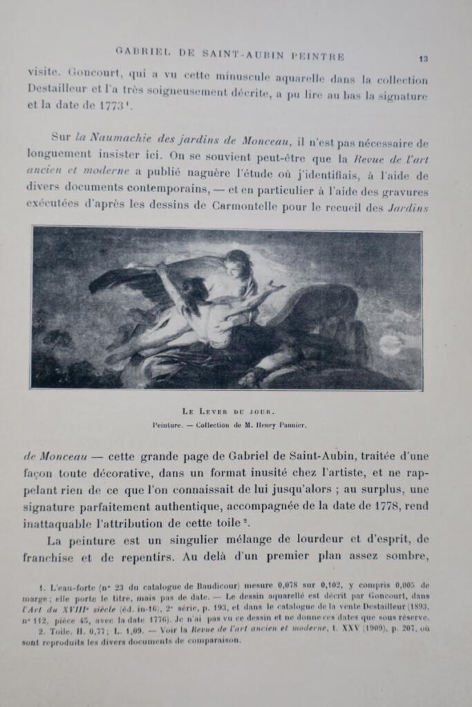 Gabriel de Saint-Aubin, peintre. 1912