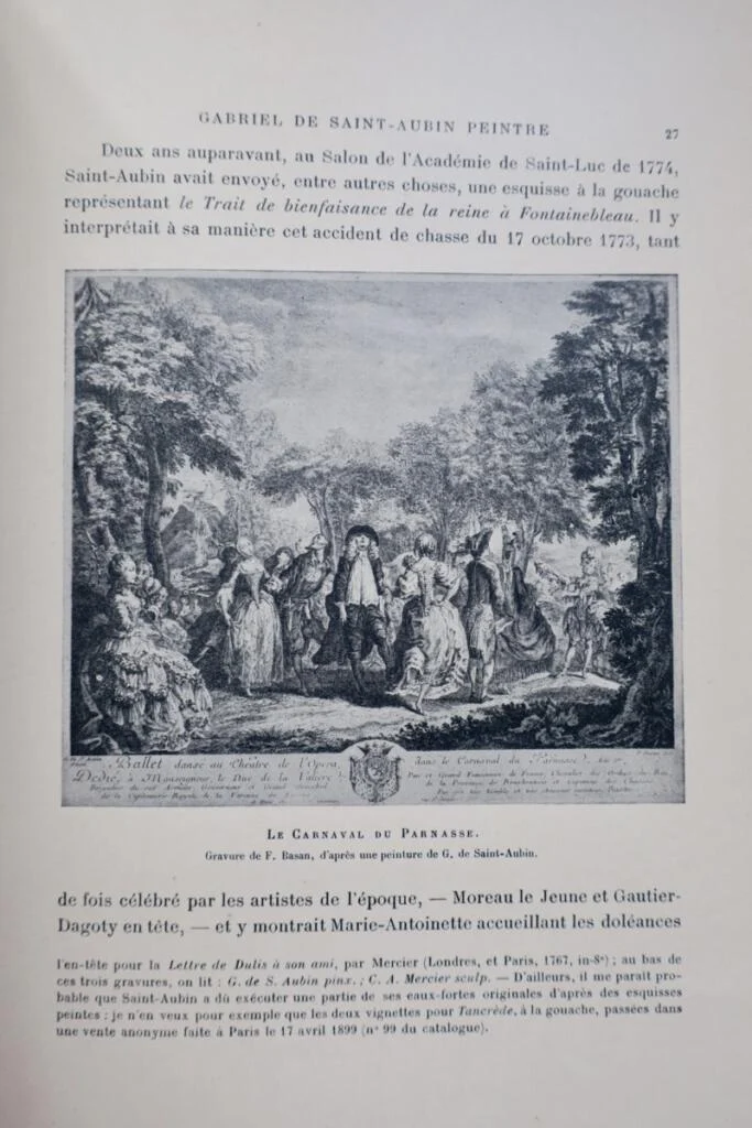 Gabriel de Saint-Aubin, painter.