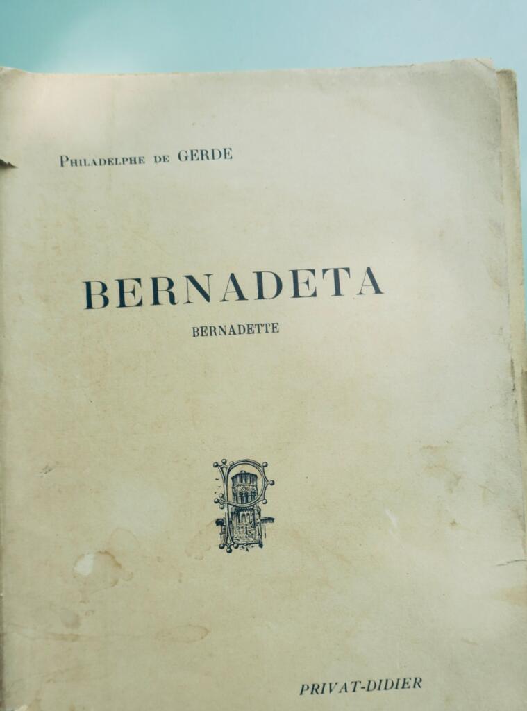 gascon DE GERDE BERNADETA – BERNADETTE – POEME PASTORAL