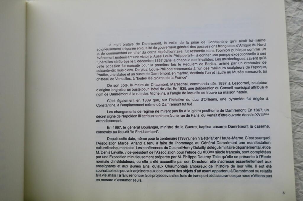Général Charles-Marie Denis, comte de Damrémont 1988