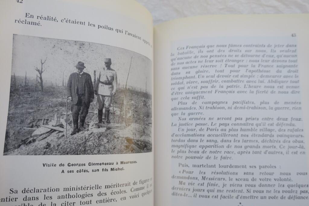 GEORGES CLEMENCEAU – SEIN LEBEN, DER JUGEND FRANKREICHS ERZÄHLT – MIT AUTORENWIDMUNG