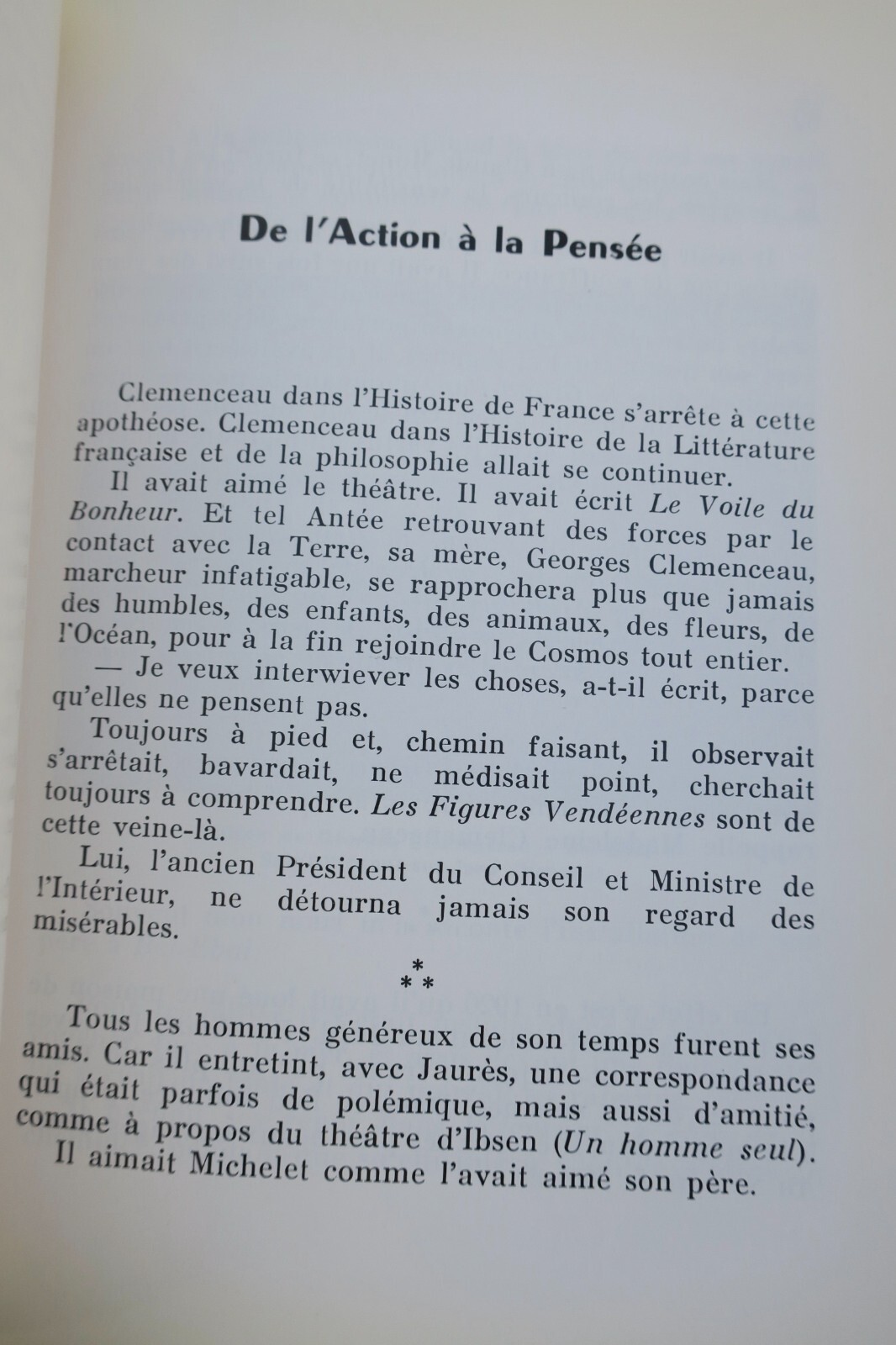 Georges Clemenceau – Sein Leben für die Jugend Frankreichs – Mit Widmung des Autors