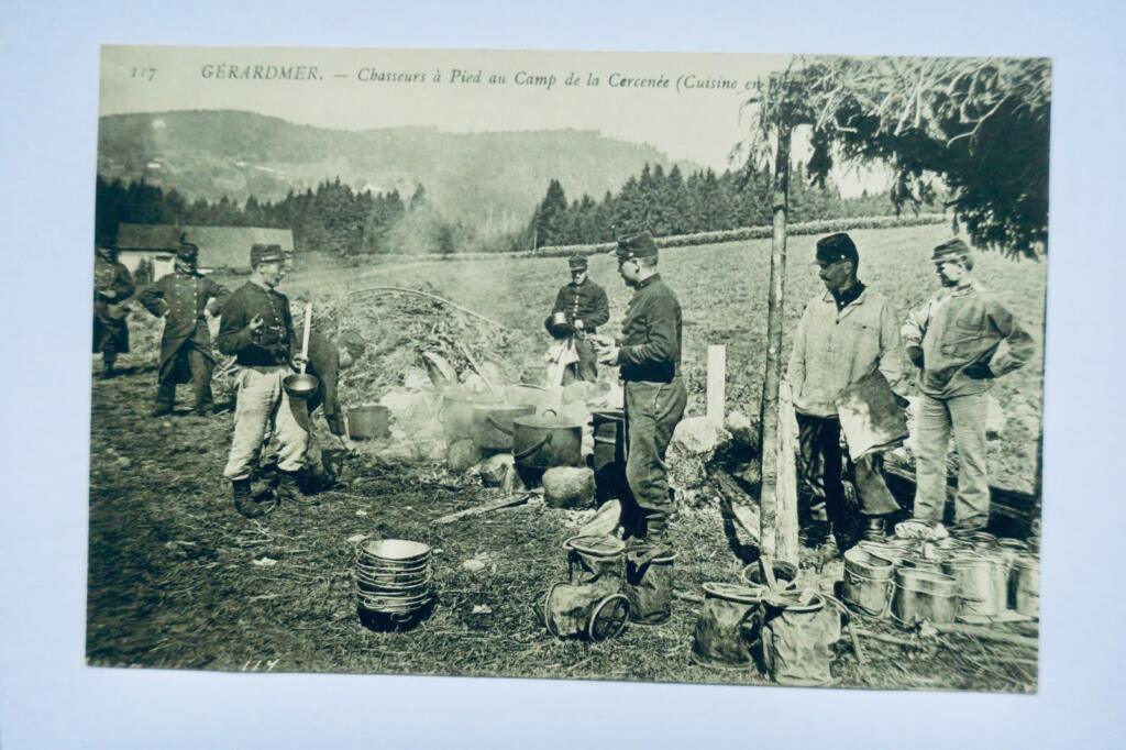 Gérardmer – chasseurs à Pied au camp de la Cercenée 88 Cuisine