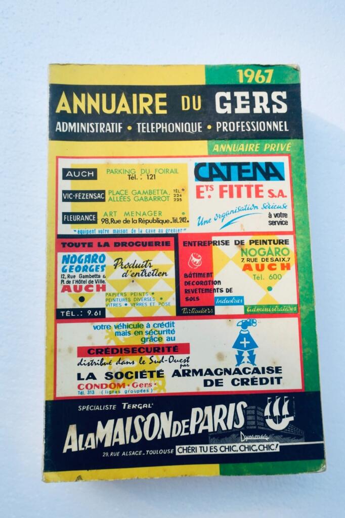 gers Annuaire du Gers administratif téléphonique professionnel 1967