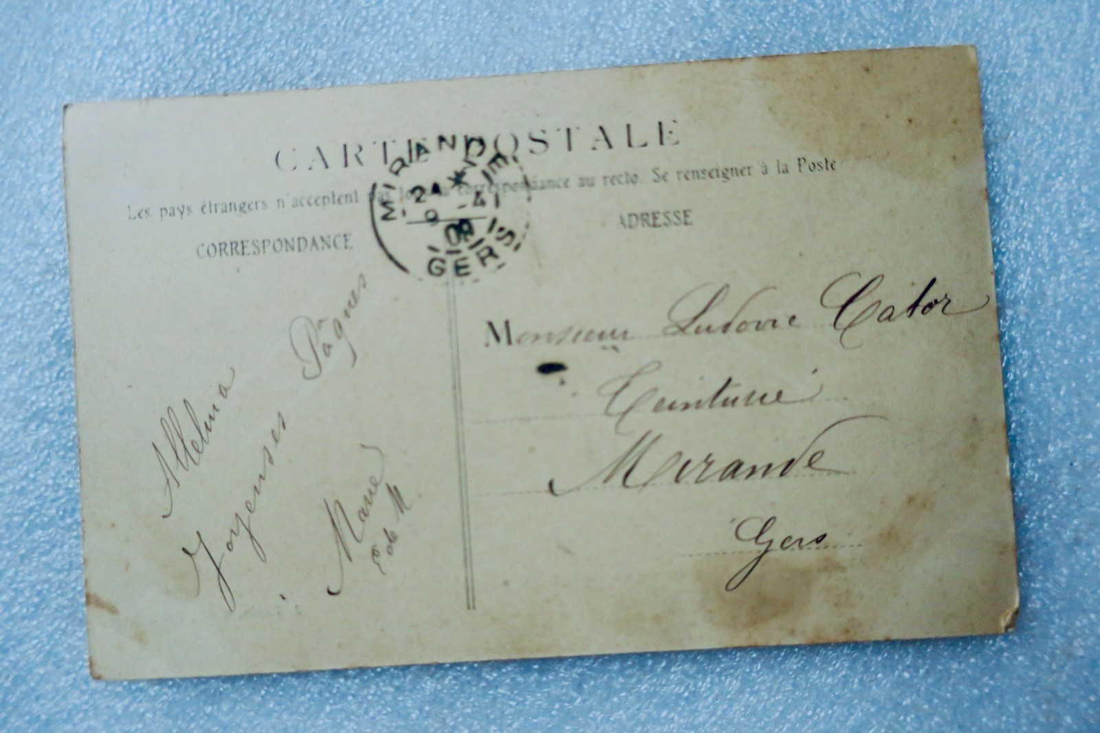 Gers, Auch, Cavalerie-Viertel, 9e Chasseurs, 1909