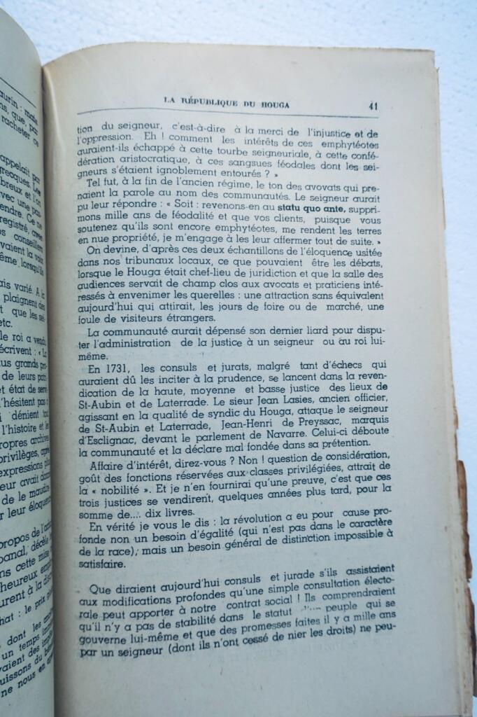 gers La république du Houga 1941