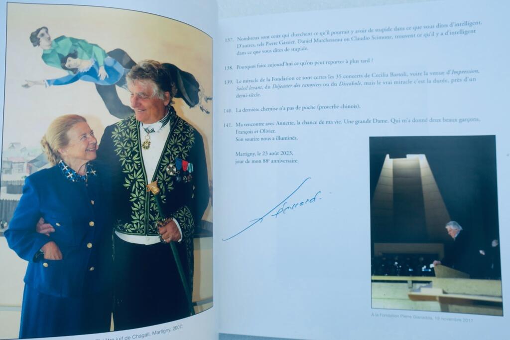 Gianadda 88 ans toute une vie FONDATION