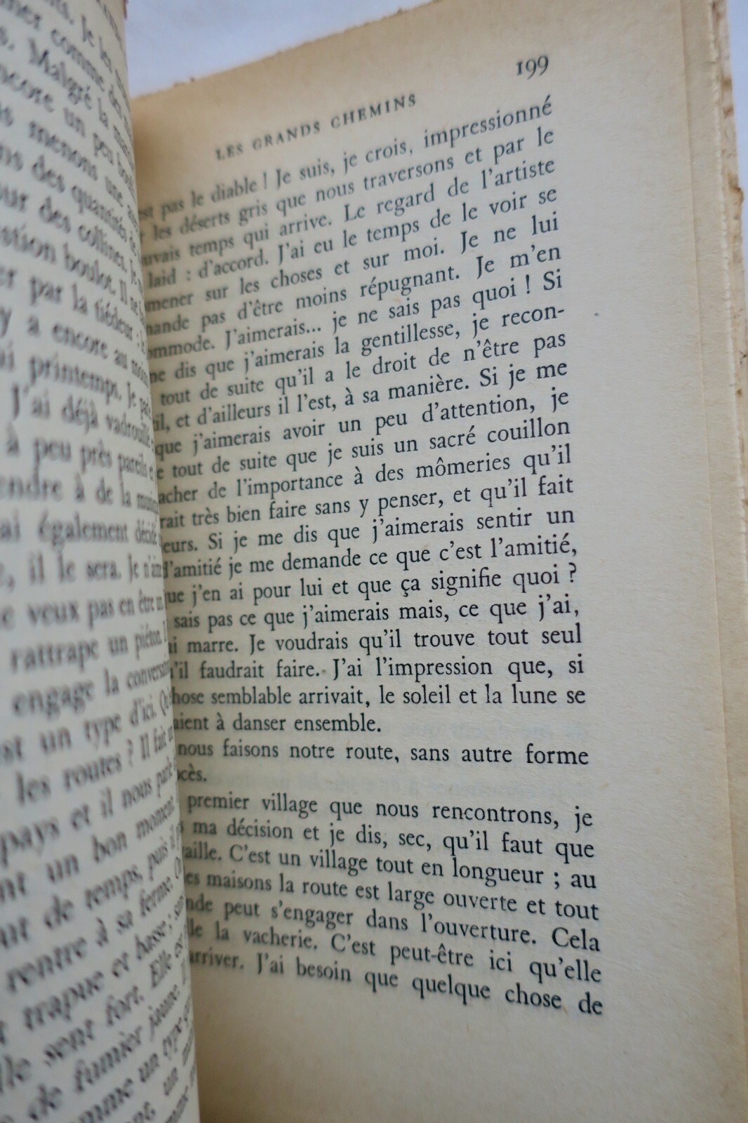 Giono *Les Grands Chemins* 1951