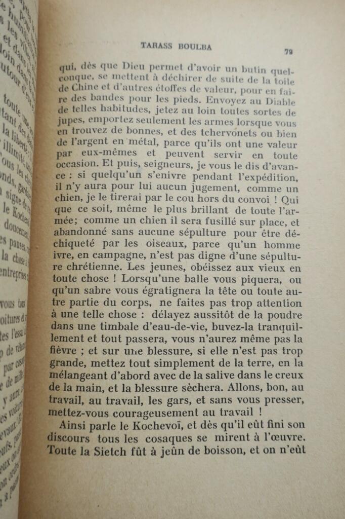 GOGOL, Nikolai W. Tarass-Boulba