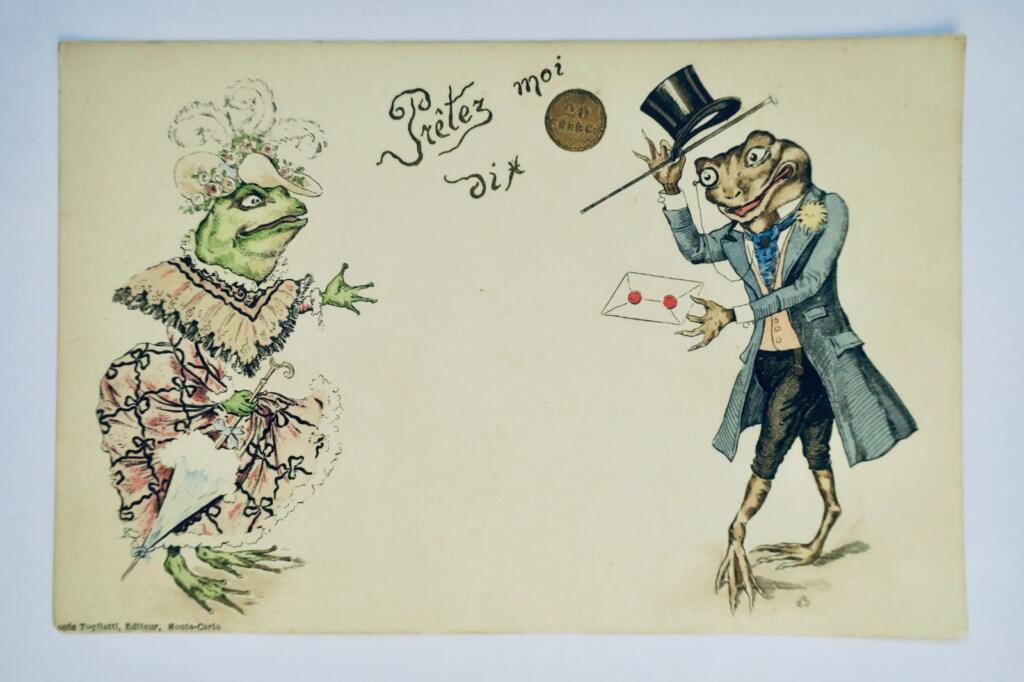 GRENOUILLE Prêtez-moi Dix francs