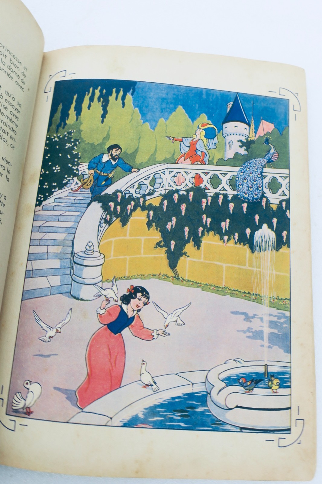 Grimm, Brüder Grimm: Contes de Grimm – Blanche-Neige, illustriert von Evariste, in-12, o.J.
