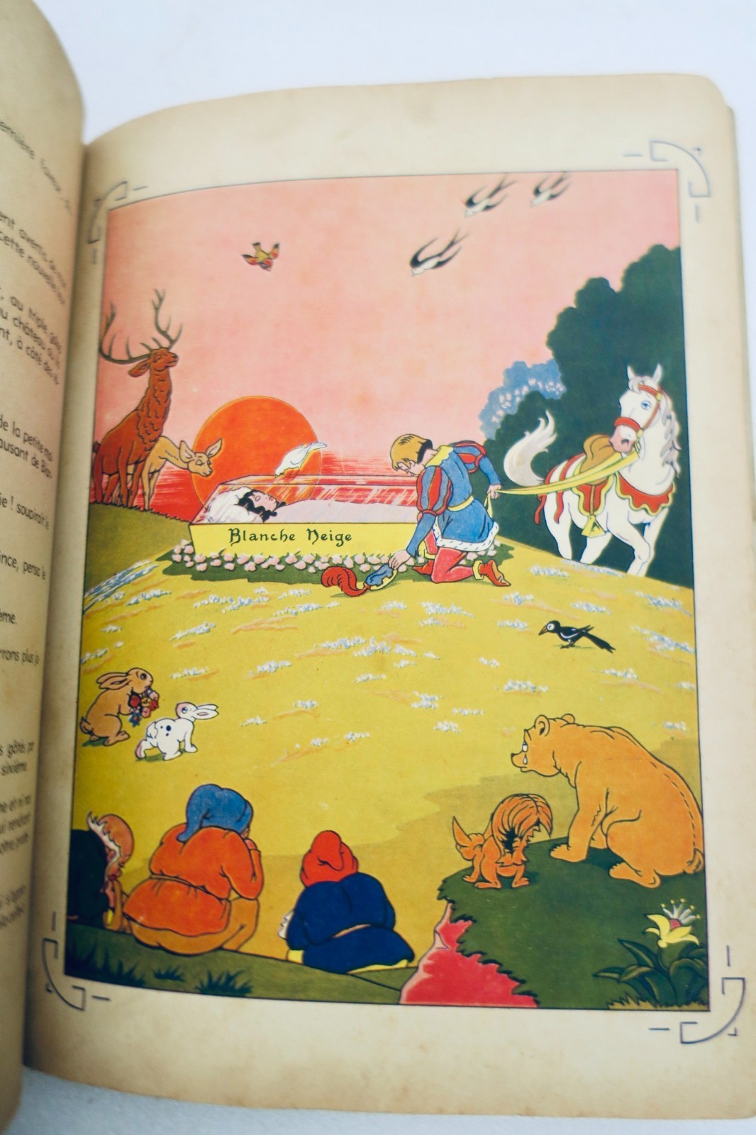 Grimm, Brüder Grimm: Contes de Grimm – Blanche-Neige, illustriert von Evariste, in-12, o.J.