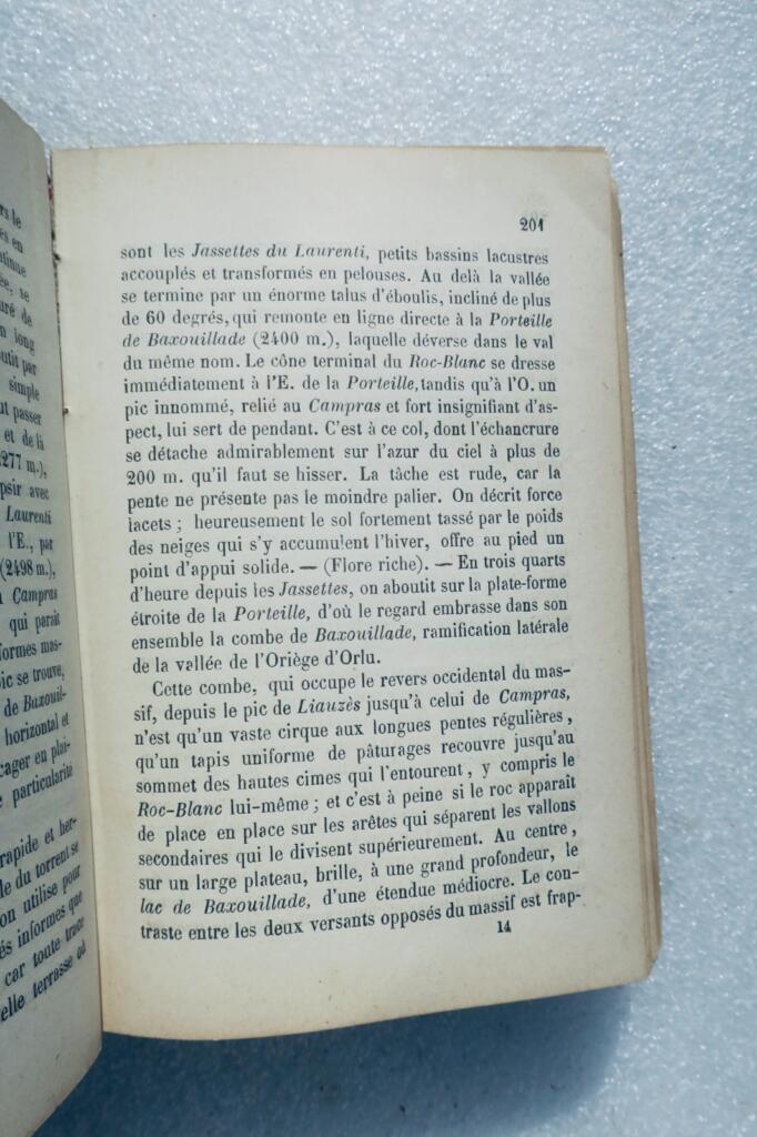 guide-route du baigneur & du touriste ARIEGE & EN ANDORRE 1890