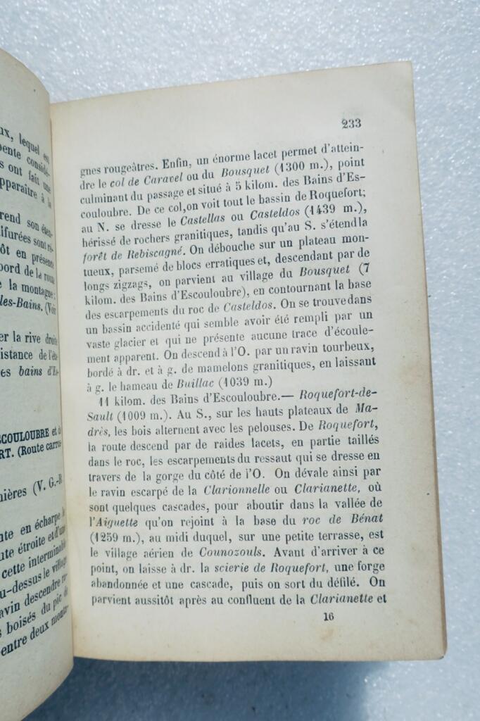 guide-route du baigneur & du touriste ARIEGE & EN ANDORRE 1890