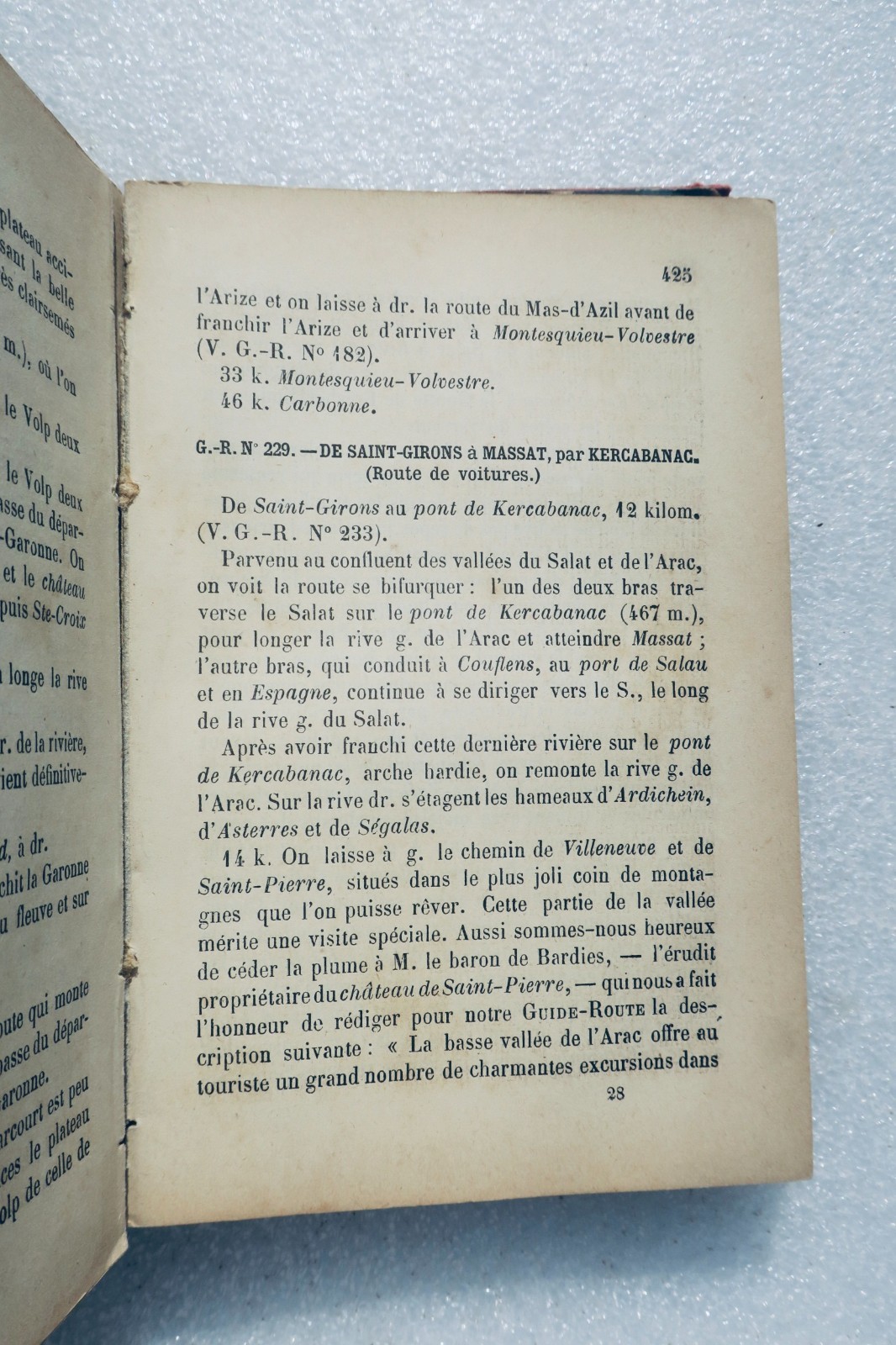 阿列日省及安道爾旅遊指南 1890