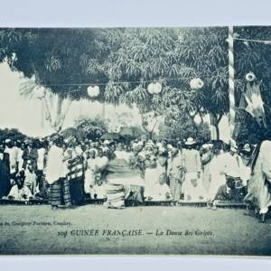 Guinée française danse de Griots