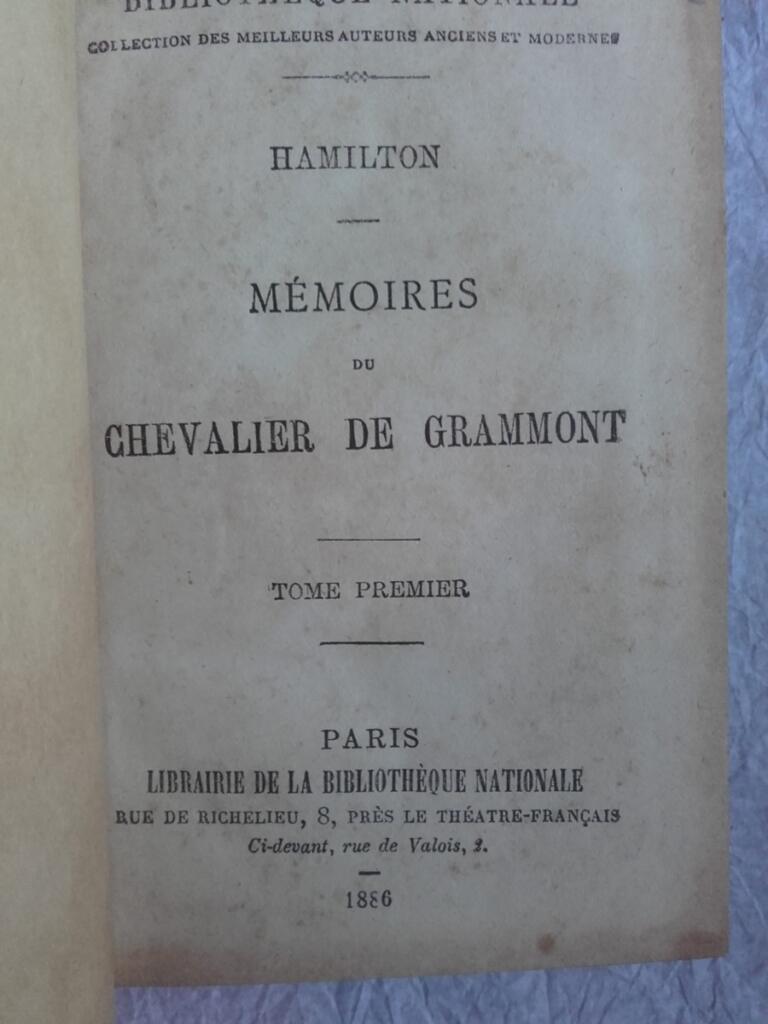 Memoirs of the Chevalier de Gramont