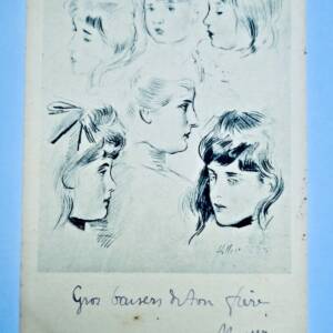 Helleu Porträts von Frauen 1903