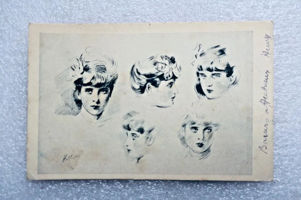 Helleu Porträts von Frauen 1903