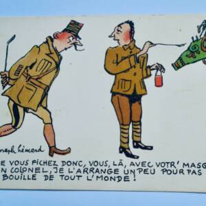 Hémard hémard c'que vous fichez donc, vous là, avec votr'masque.. 1940