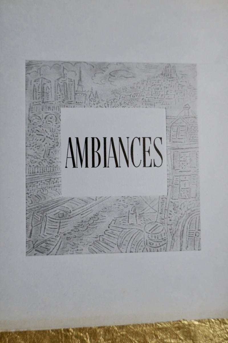 HERON DE VILLEFOSSE RENE AMBIANCES 1936 - La Librairie Antique